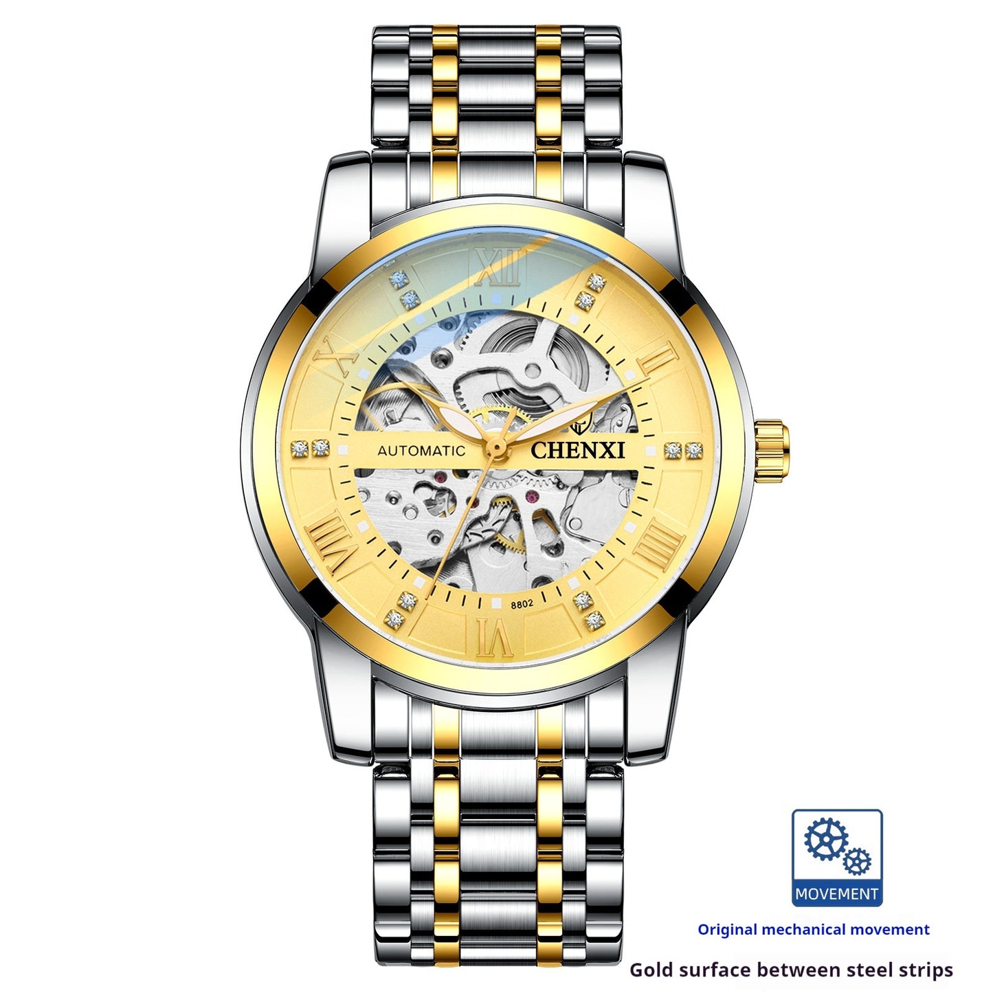 Hollow Automatic Mechanical Watch