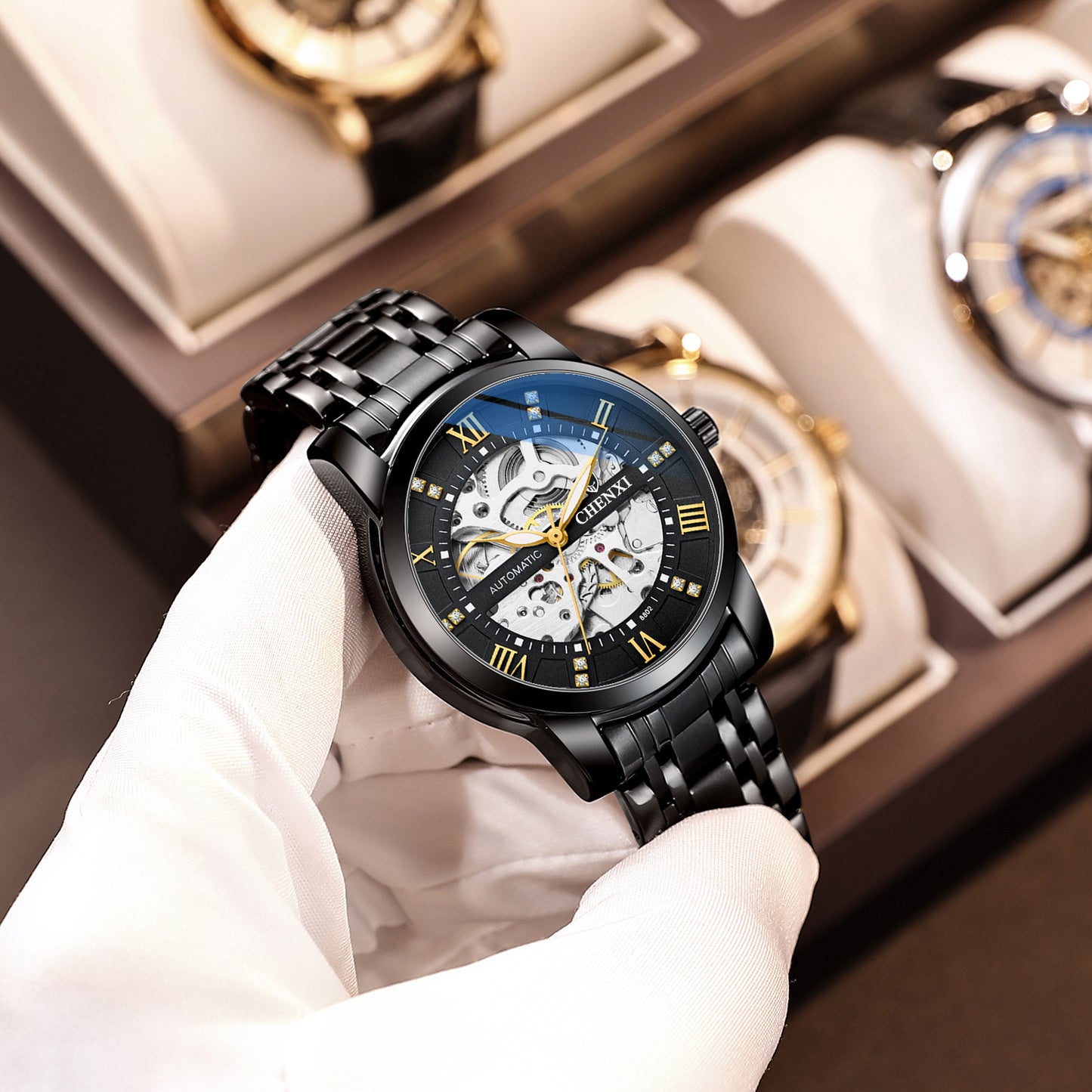 Hollow Automatic Mechanical Watch