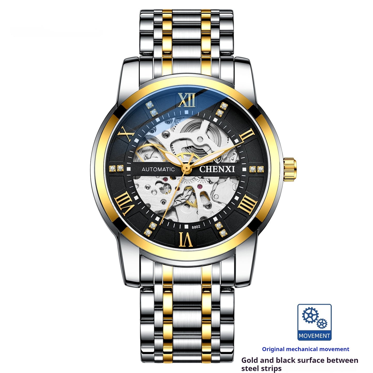 Hollow Automatic Mechanical Watch